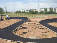 В Волжском завершается обустройство памп-трека