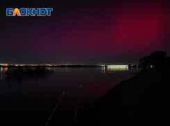 Северное сияние появилось в небе над Волжским 