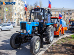 В Волжском проводят опашку вокруг города
