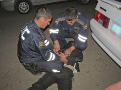 В Быковском районе полицейские задерживали лихача со стрельбой