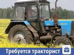 В Волжском ищут профессионального тракториста