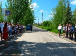Школьники Волжского приняли участие в акции “Дети на дороге”