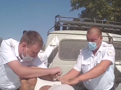 Погоня полицейских за «УАЗ» в Волжском попала на видео
