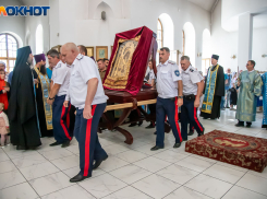 Донская икона Божией Матери покидает Волжский: святыня завершает пребывание в городе
