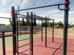 В парке «Волжский» появились новые турники
