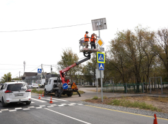На дороге к «Цветущему саду» в Волжском завершили основные работы по организации движения