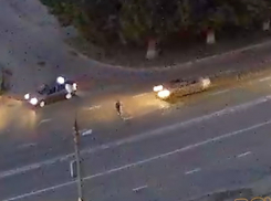 Появилось видео жуткого наезда на пешехода в Волжском 