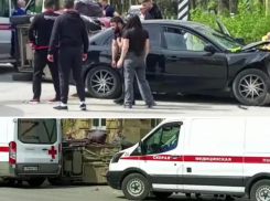 3 пострадавших, 2 - дети: видео момента страшной аварии на перекрестке в Волжском