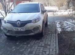 Парковка от «Бога»: автомобилист оставил транспорт на тротуаре