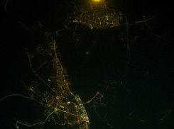 Динозавр и крокодил: Волгоград и Волжский запечатлели с околоземной орбиты