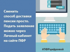 Волжане могут самостоятельно сменить способ доставки пенсии
