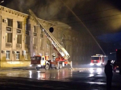 Эксклюзивное видео пожара в мэрии публикует «Блокнот Волжского»