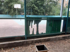 Детская и спортивная площадки во дворе многоквартирного дома превратились в разруху в Волжском