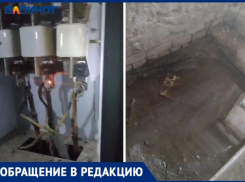 «Все течет и хлюпает»: в Волжском подвале, где ранее проживали бомжи, новая проблема