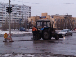 За неделю в Волжском отремонтировали почти квадратный километр дорог