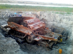 Под Волгоградом из реки Дон достали немецкую бронемашину