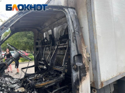 Водитель сгоревшей ГАЗели в Волжском рассказал подробности пожара: видео