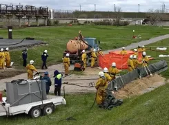 Учения по ликвидации разлива нефтепродуктов прошли в Волжском