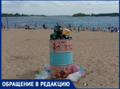 «Мусор и грязь валяются по всему пляжу», - волжанка