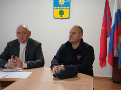 Участник СВО стажируется у главы Волжского