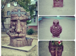 В Волжском с наглыми автомобилистами борются при помощи пугающих скульптур