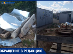 Большая свалка образовалась рядом с волжским рынком «Маяк»