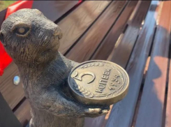 В Волжском появилась еще одна фигурка суслика