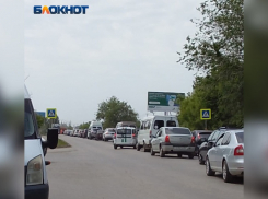 Большая пробка из Волжского на Зеленый 