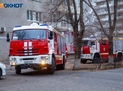 Известна причина пожара в кирпичном здании в Волжском