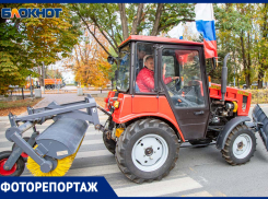 Коммунальный «арсенал» на марше: парад техники стал гвоздем «Дня единых действий» в Волжском