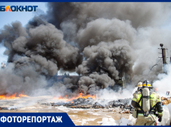 Фоторепортаж с ликвидации ЧП на волжском предприятии 