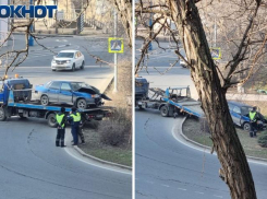 Водитель в больнице: подробности об аварии с влетевшим в дерево на кольце в Волжском