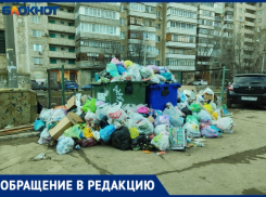 Настоящая свалка образовалась во дворе Волжского: фото