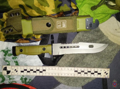 «Натовский» штык в багажнике «девятки»: в Волжском задержали торговца холодным оружием