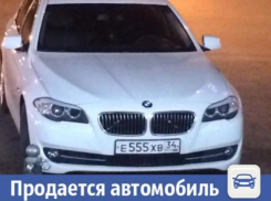 Белоснежный BMW с красивым госномером продают в Волжском