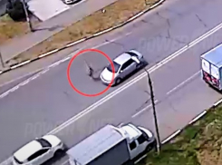 62-летнюю женщину сбила Toyota Corolla рядом с «зеброй» в Волжском: видео 