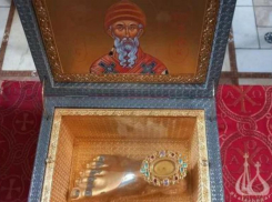 В Волжский привезут святыню: ковчежец-стопу