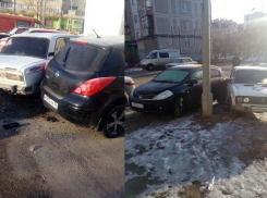 Волжанин влетел в припаркованную «шестерку», которая после удара вдребезги разбила «Ниссан»