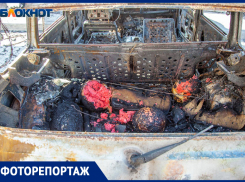 Что осталось после страшного пожара на рынке «Людмила» в Волжском: фоторепортаж