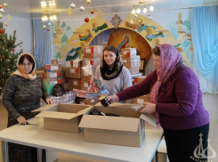 Волжский приход принял участие в акции по сбору посылок военным на СВО