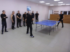 В исправительной колонии Волжского провели турнир по настольному теннису