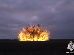 В Центральном районе Волгограда обезврежена огромная фугасная бомба, пролежавшая 80 лет