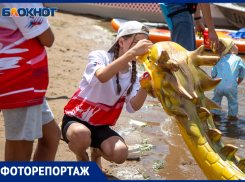 Почти 4 сотни гребцов приехали на пляж в Волжском 