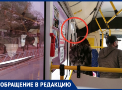 «Снова для «галочки» висит?», - волжанка о санитайзере в автобусе