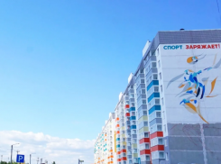 Волжский роддом украсили изображением семьи с грудным ребенком