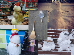 Топ-5 запоминающихся снеговиков декабря собрали в Волжском