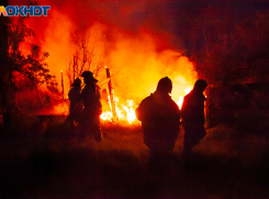 Пожар полыхал под Волжским: подробности о ЧП в частниках