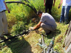 В Средней Ахтубе изъяли незаконный водяной насос
