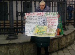 Волгоградка вышла на пикет к генпрокуратуре: она борется за права сына в тюрьме