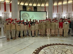 Юнармейцы Волжского стали свидетелями создания музея СВО в Волгограде